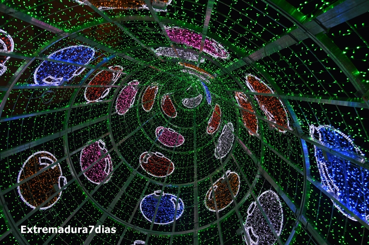Encendido del alumbrado navideño en Badajoz