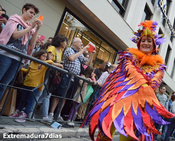 Imágenes que el Carnaval de Badajoz dejó este fin de semana en Sevilla