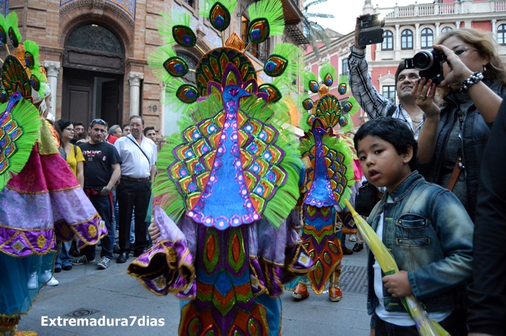 Imágenes que el Carnaval de Badajoz dejó este fin de semana en Sevilla