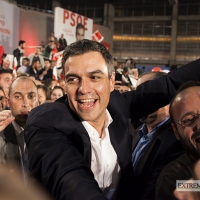 Imágenes de Pedro Sánchez en Badajoz