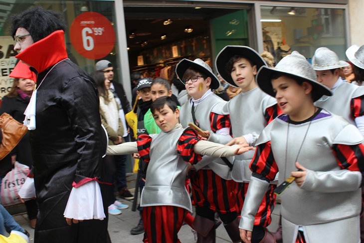 Imágenes del desfile infantil del Carnaval Romano