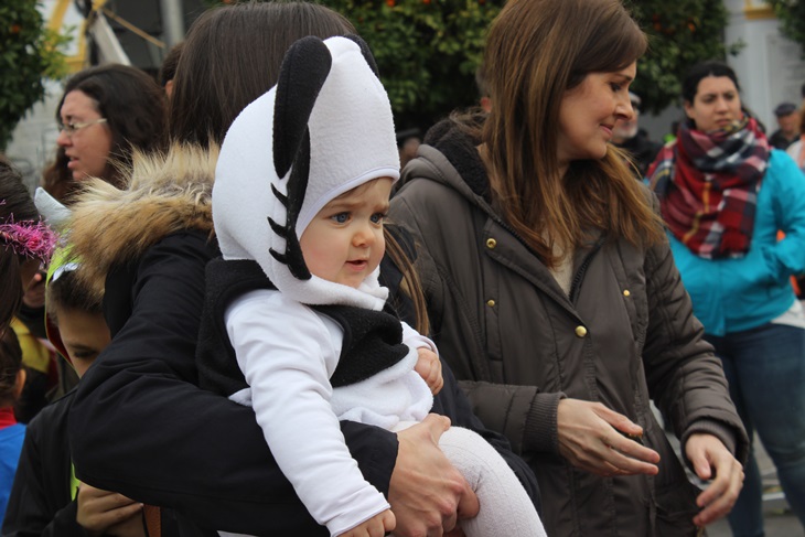 Imágenes del desfile infantil del Carnaval Romano