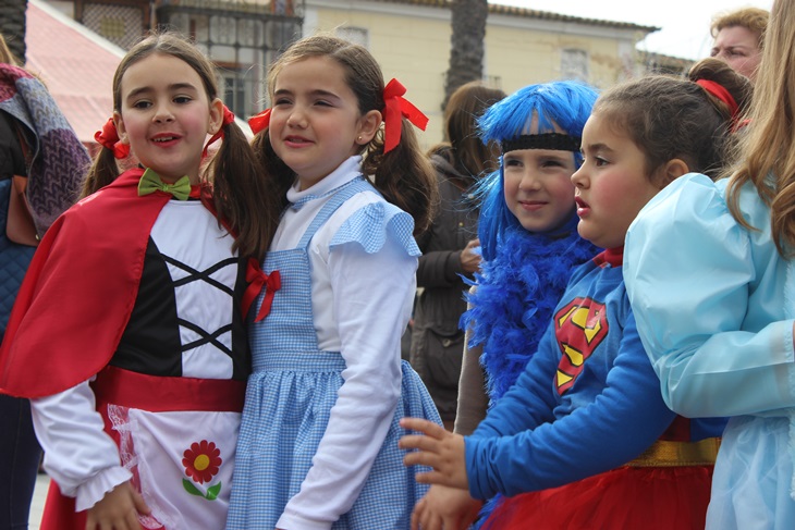 Imágenes del desfile infantil del Carnaval Romano