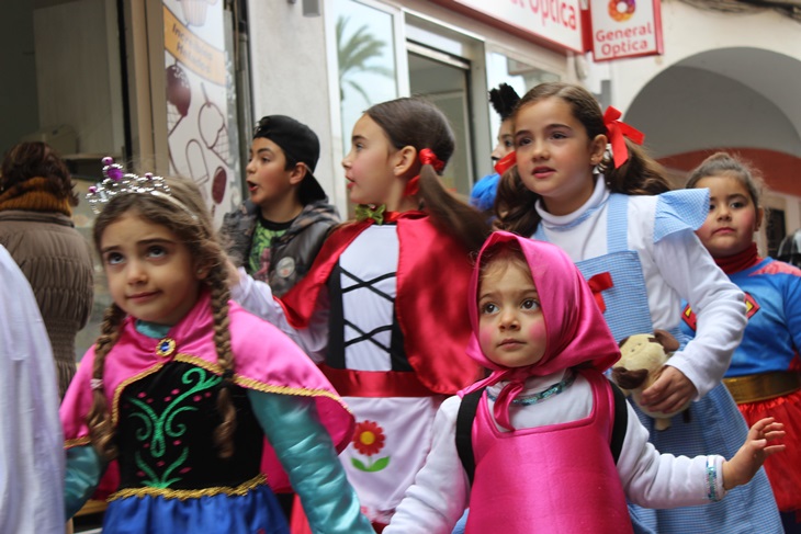 Imágenes del desfile infantil del Carnaval Romano