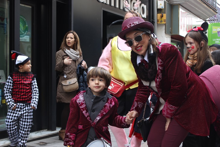 Imágenes del desfile infantil del Carnaval Romano