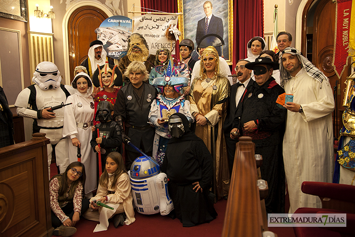 Cinco imágenes del pregón del Carnaval de Badajoz