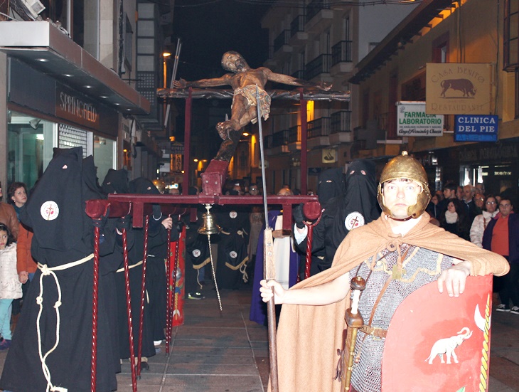 Imágenes del Vía Crucis en Mérida