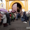 La lluvia impide que la Borriquita procesione por las calles de Badajoz