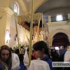 La lluvia impide que la Borriquita procesione por las calles de Badajoz