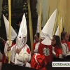 La lluvia impide que la Borriquita procesione por las calles de Badajoz