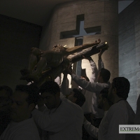 Imágenes del Martes Santo procesionando por las calles de Badajoz