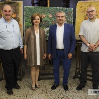 Imágenes de la visita de Fragoso a la Escuela de Artes y Oficios ‘Adelardo Covarsí’