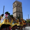 GALERÍA II - Las agrupaciones del Festival Folklórico realizan el tradicional desfile por las calles de Badajoz