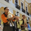 GALERÍA II - Las agrupaciones del Festival Folklórico realizan el tradicional desfile por las calles de Badajoz