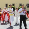 GALERÍA II - Las agrupaciones del Festival Folklórico realizan el tradicional desfile por las calles de Badajoz