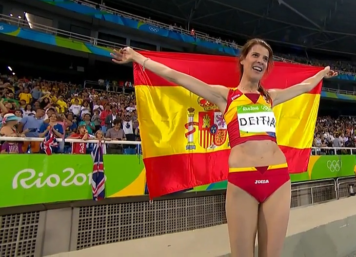 La despedida olímpica de Ruth Beitia es de oro