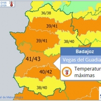 OLA DE CALOR: Extremadura por encima de 42 grados hasta el miércoles