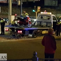 Dos trasladados al hospital tras accidentarse en Badajoz