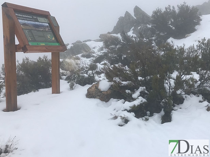 La nieve no se olvida de Las Villuercas