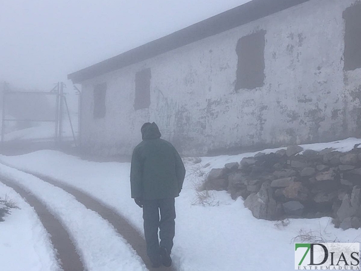 La nieve no se olvida de Las Villuercas