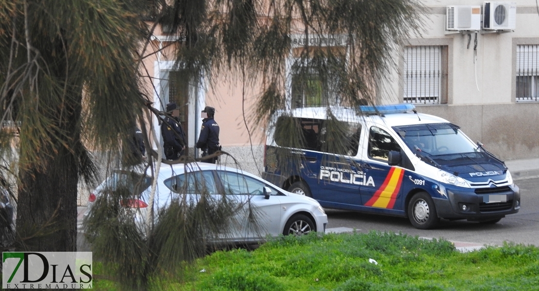 Operación antidroga en la barriada de San Fernando (Badajoz)