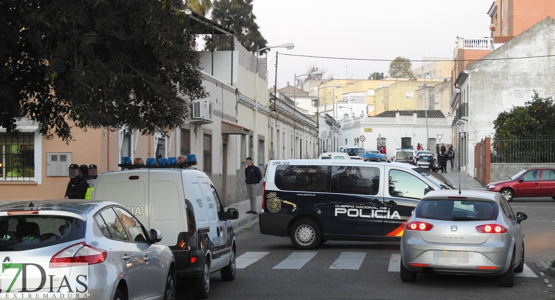 Operación antidroga en la barriada de San Fernando (Badajoz)