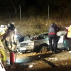 Impactante accidente en la Carretera de la Corte (Badajoz)