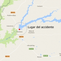 Un joven fallecido y cuatro heridos en un accidente en Alcántara (Cáceres)