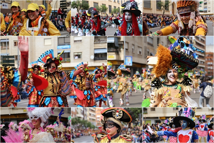 Imágenes del Gran Desfile de Comparsas de Badajoz. Parte 1