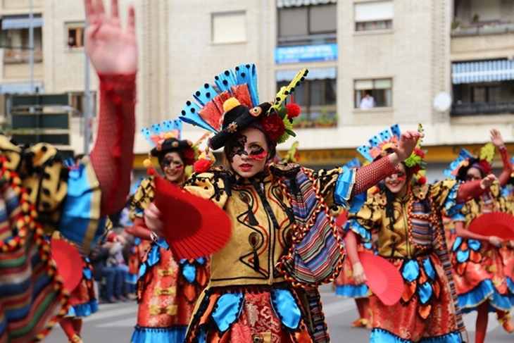 Imágenes del Gran Desfile de Comparsas de Badajoz. Parte 1