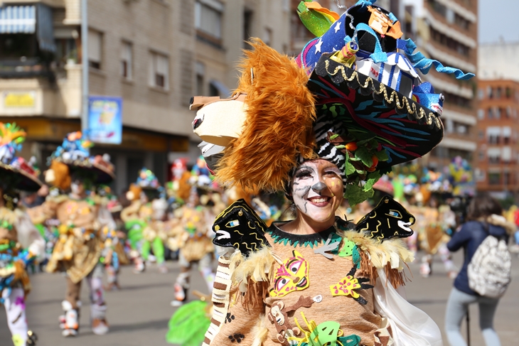 Imágenes del Gran Desfile de Comparsas de Badajoz. Parte 1