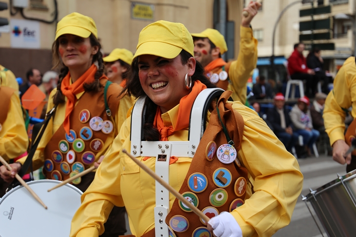 Imágenes del Gran Desfile de Comparsas de Badajoz. Parte 1