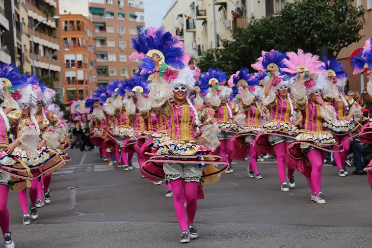 Imágenes del Gran Desfile de Comparsas de Badajoz. Parte 1