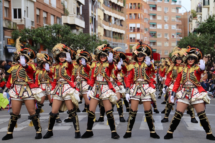 Imágenes del Gran Desfile de Comparsas de Badajoz. Parte 1