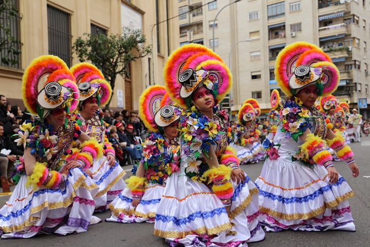 Imágenes del Gran Desfile de Comparsas de Badajoz. Parte 3