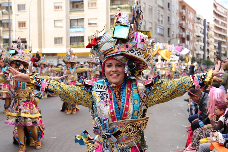 Imágenes del Gran Desfile de Comparsas de Badajoz. Parte 2