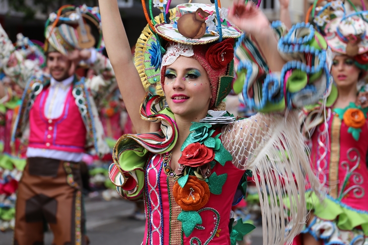 Imágenes del Gran Desfile de Comparsas de Badajoz. Parte 2