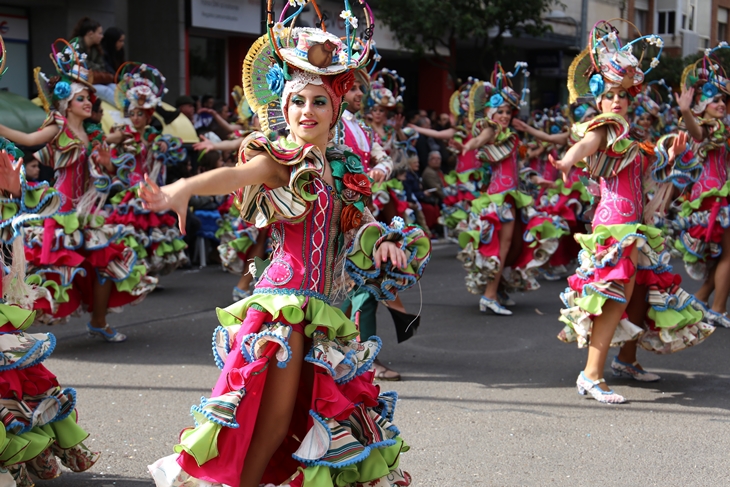 Imágenes del Gran Desfile de Comparsas de Badajoz. Parte 2