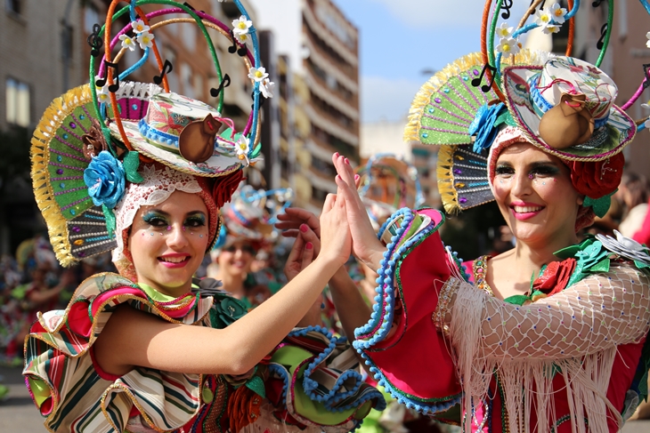 Imágenes del Gran Desfile de Comparsas de Badajoz. Parte 2