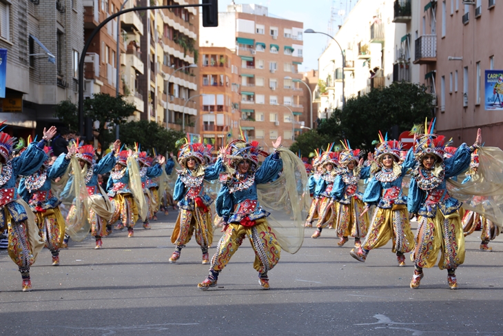 Imágenes del Gran Desfile de Comparsas de Badajoz. Parte 2