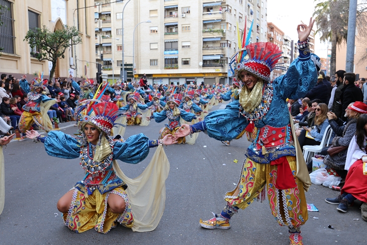 Imágenes del Gran Desfile de Comparsas de Badajoz. Parte 2