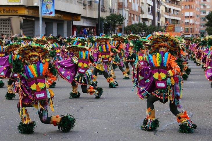 Imágenes del Gran Desfile de Comparsas de Badajoz. Parte 2