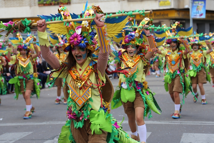 Imágenes del Gran Desfile de Comparsas de Badajoz. Parte 4