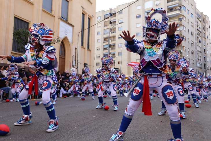 Imágenes del Gran Desfile de Comparsas de Badajoz. Parte 4