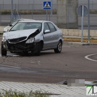 Accidente en el Polígono El Nevero de Badajoz