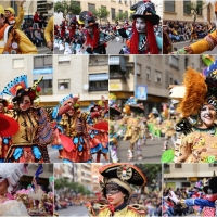 Imágenes del Gran Desfile de Comparsas de Badajoz. Parte 1