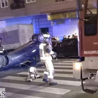 Accidente grave en la barriada de San Roque (Badajoz)