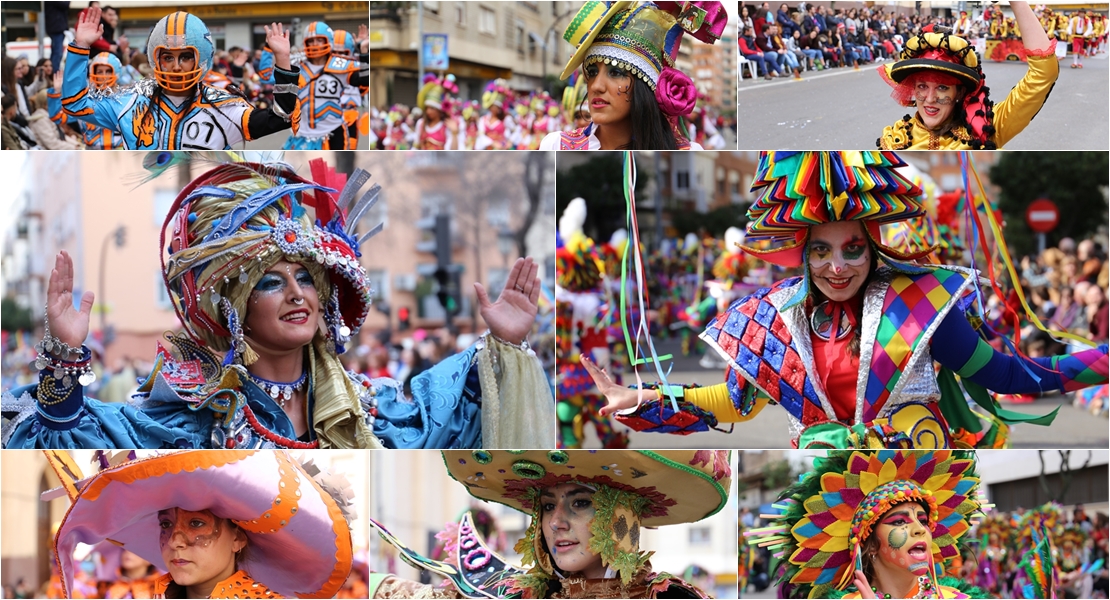 Imágenes del Gran Desfile de Comparsas de Badajoz. Parte 2