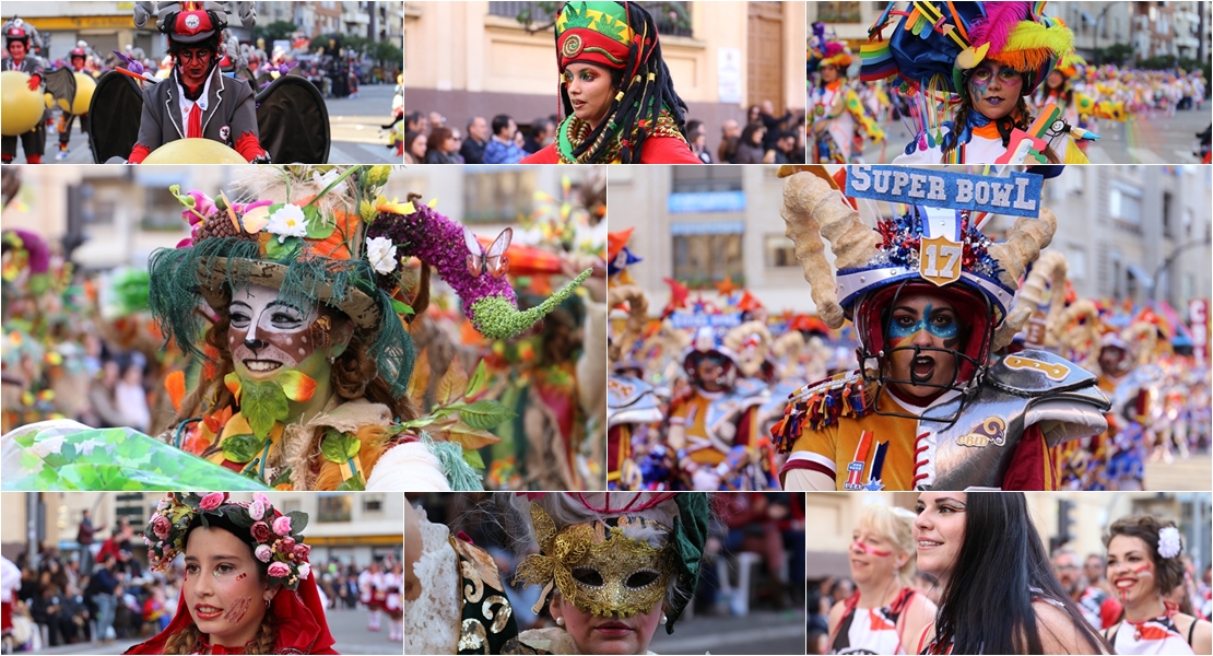 Imágenes del Gran Desfile de Comparsas de Badajoz. Parte 5