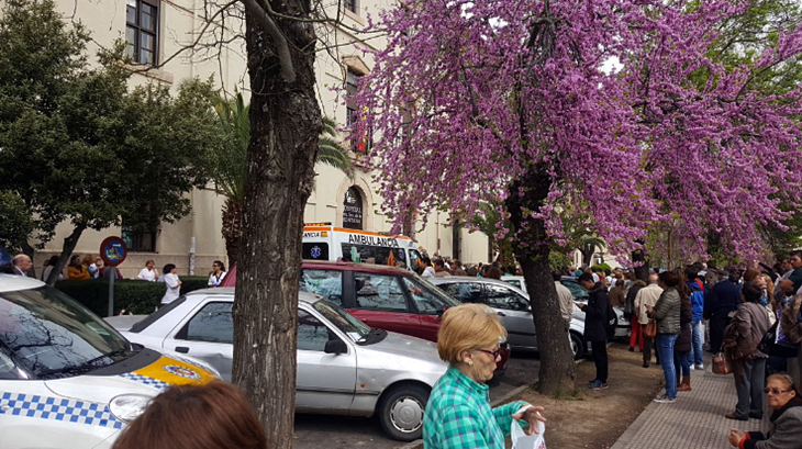 Incendio en el Hospital Virgen de la Montaña de Cáceres